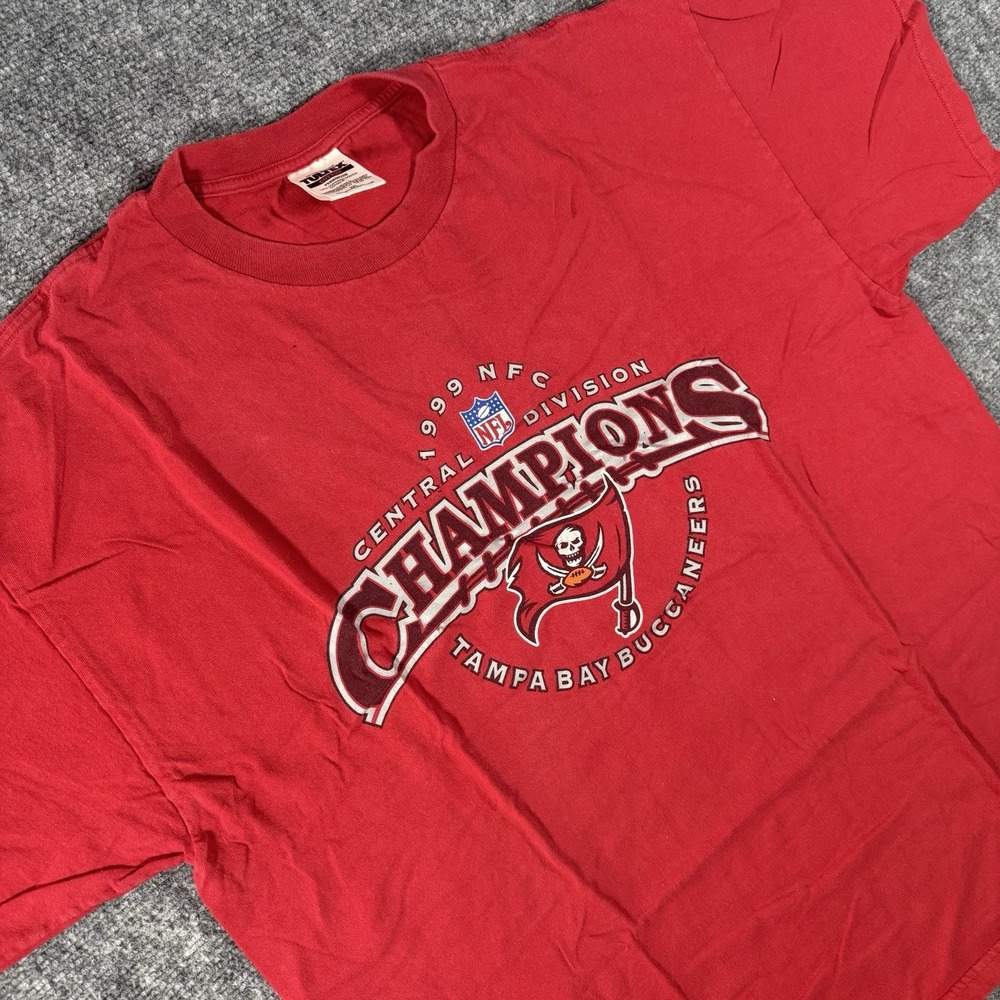 Rare 90s Vintage Tampa Bay Buccaneers Shirt Mens 2XL Central Division Champions